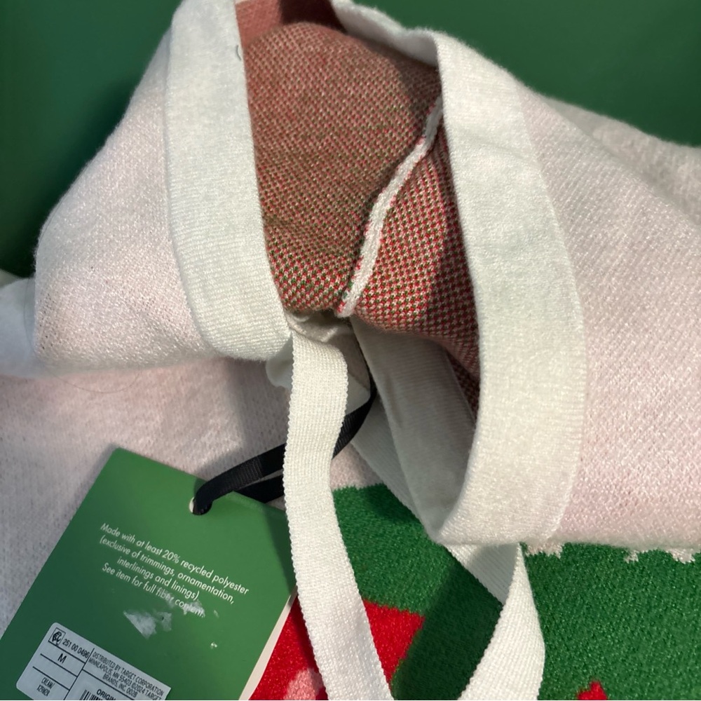 Kate Spade White pull over NWT with Red Strawberry Design KS/Target colab - Picture 4 of 7